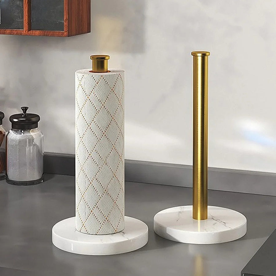 Freestanding Paper Towel Holder with Non Slip Base Modern Kitchen Paper Towel Stand