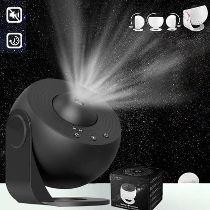 Galaxy Star Projector Light 360° Rotating LED Scene Disc Lamp