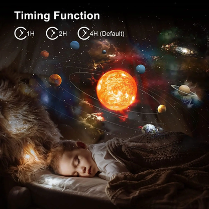 Galaxy Star Projector Light 360° Rotating LED Scene Disc Lamp