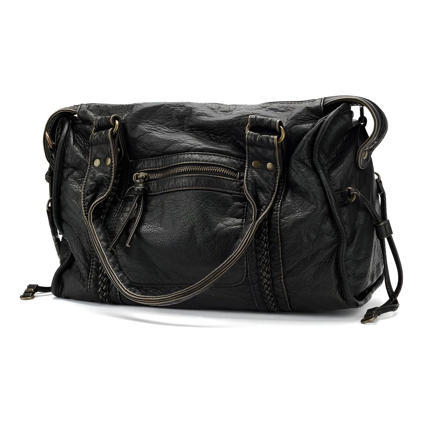 Genuine Leather Shoulder Bag Women's Elegant Everyday Office