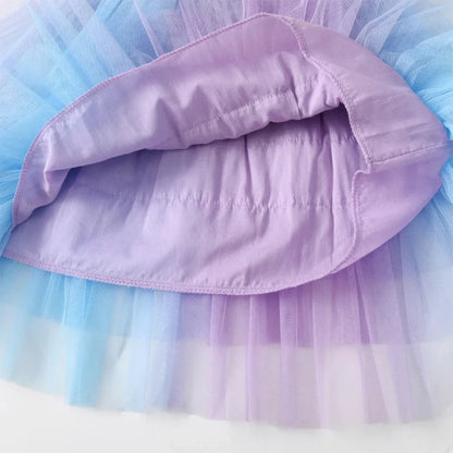 Girls Mermaid Tutu Dress Halloween Costume Party Dress Up Outfit