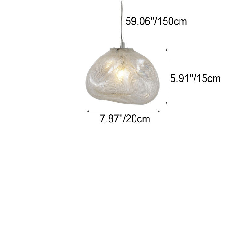 Glass Pendant Light Cloud Design Modern Hanging Ceiling Lamp