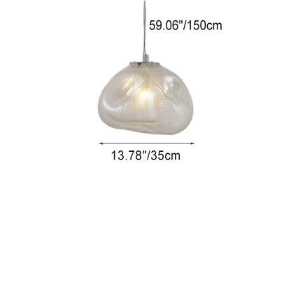 Glass Pendant Light Cloud Design Modern Hanging Ceiling Lamp