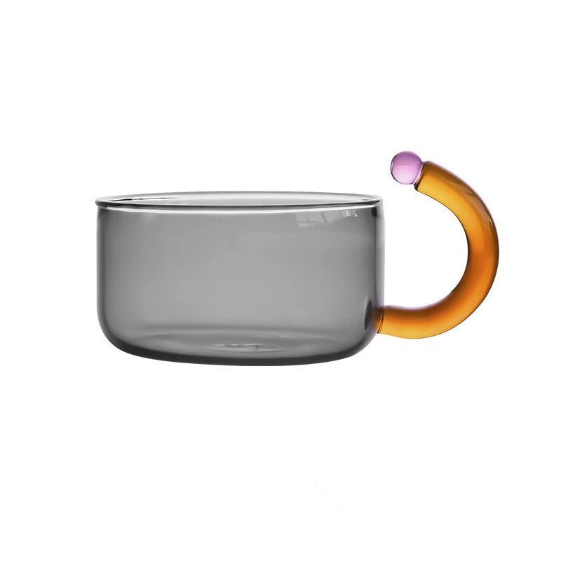 Set per preparare il tè in vetro con teiera e tazza