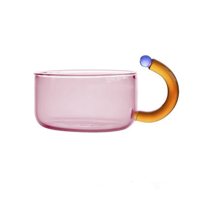 Set per preparare il tè in vetro con teiera e tazza