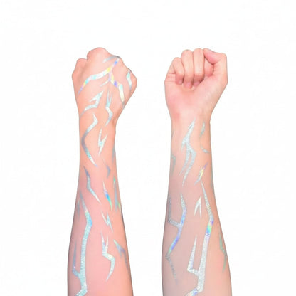 Glitter Temporary Tattoos Halloween Costume Body Art Designs