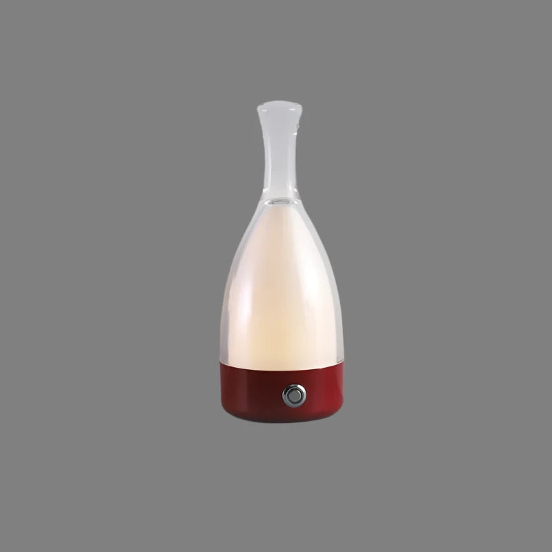 GlowBottle Elegant Bottle Lamp – Rechargeable LED Mood Light
