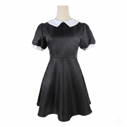 Gothic Halloween Costume Dress Cosplay Outfit With Wig Options