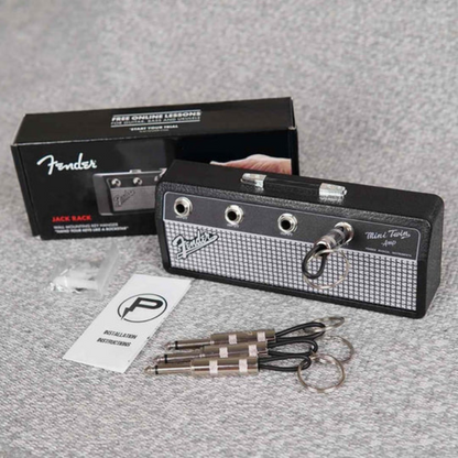 Guitar Amp Key Holder Wall Mounted Plug-In Key Rack Music Decor