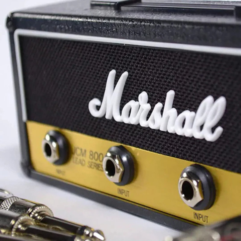 Guitar Amp Key Holder Wall Mounted Plug-In Key Rack Music Decor
