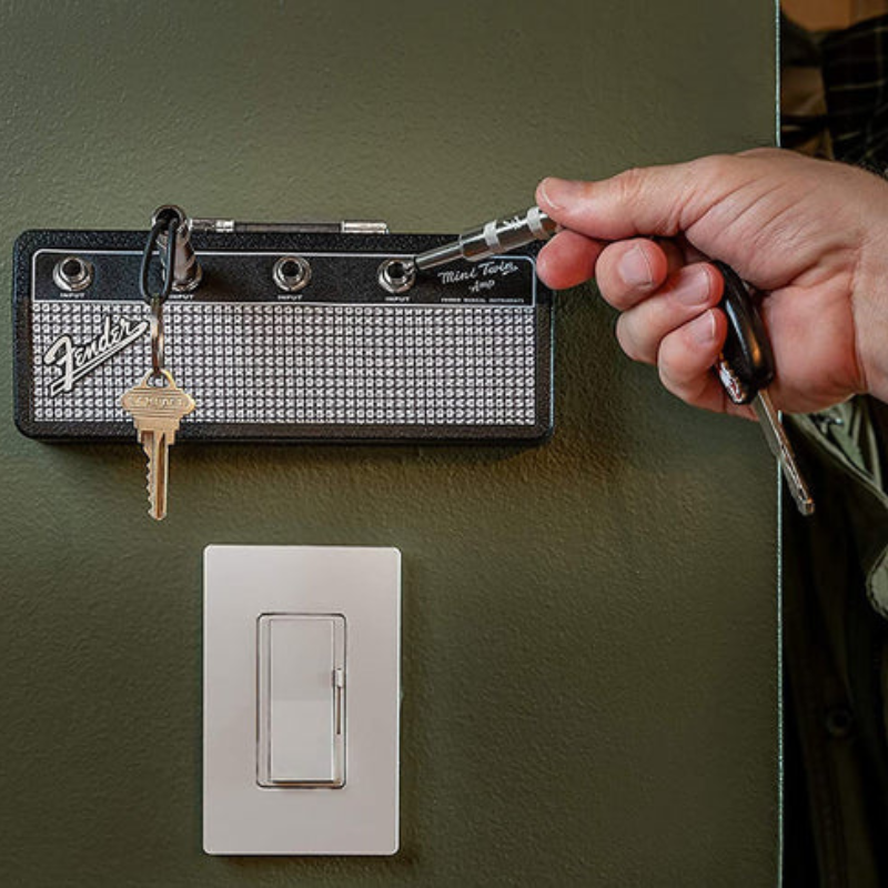 Guitar Amp Key Holder Wall Mounted Plug-In Key Rack Music Decor