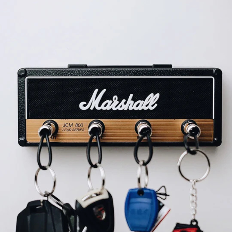 Guitar Amp Key Holder Wall Mounted Plug-In Key Rack Music Decor