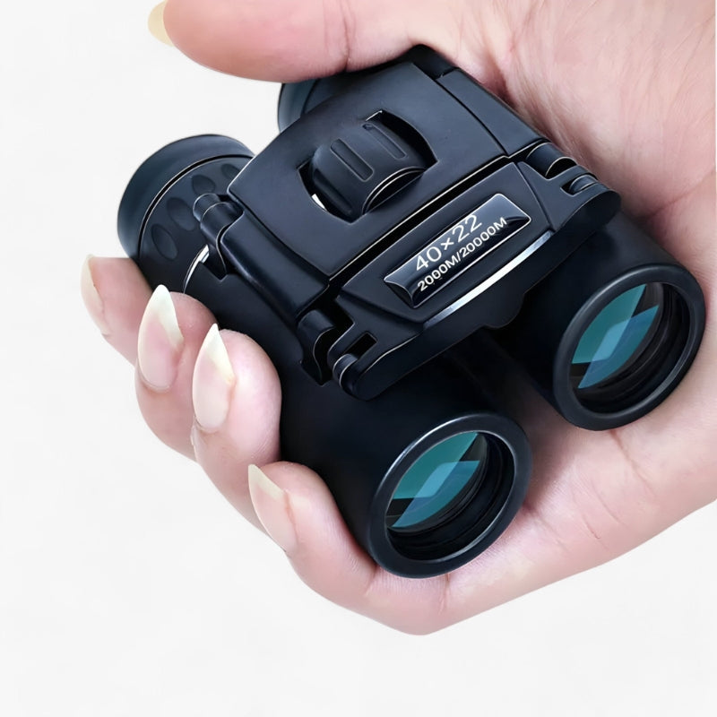 HD Binoculars 40x Zoom Long Range Compact Folding Binoculars for Outdoor Viewing