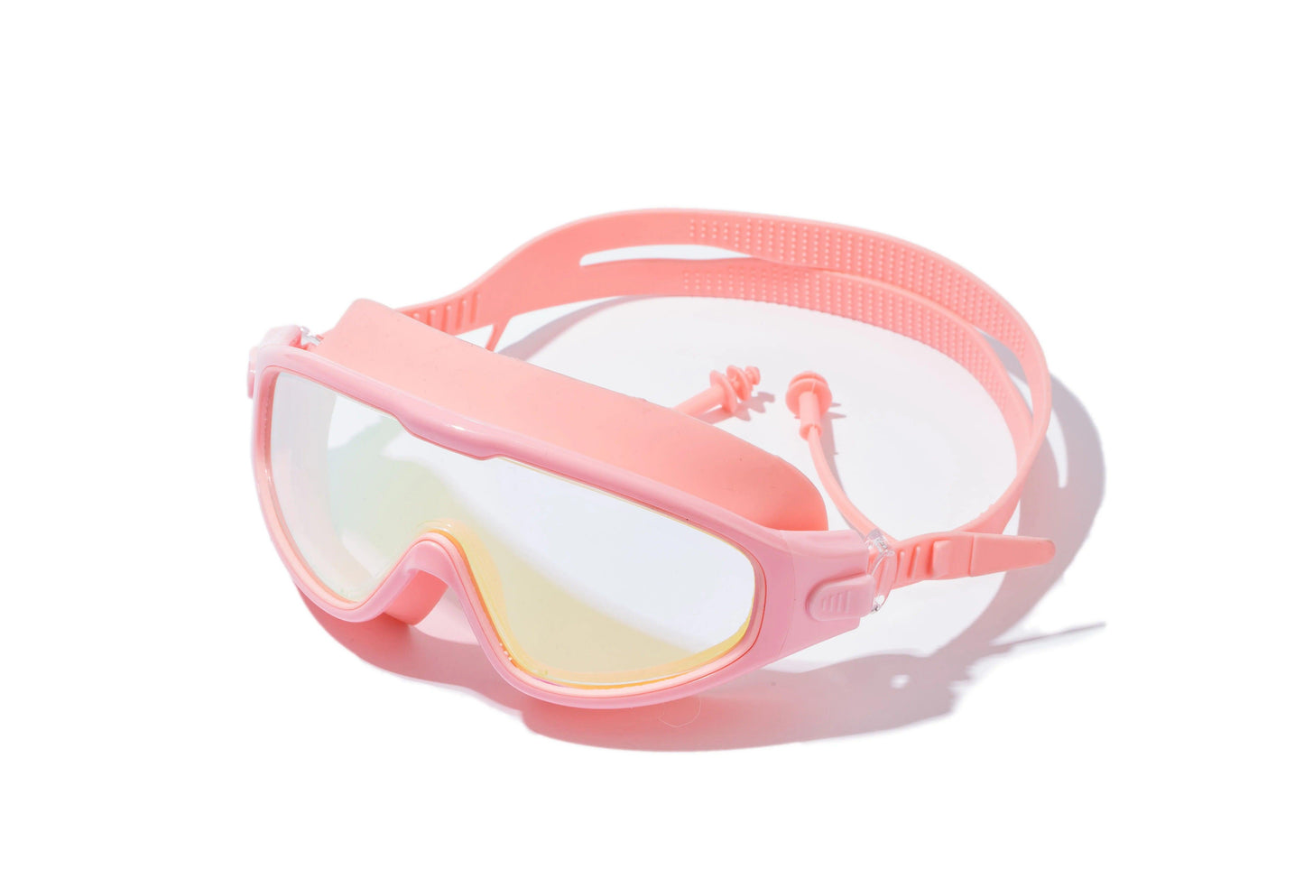 HD Waterproof Swimming Goggles Set Anti Fog with Silicone Swim Cap for Men and Women