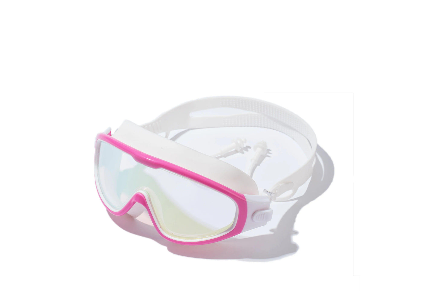 HD Waterproof Swimming Goggles Set Anti Fog with Silicone Swim Cap for Men and Women
