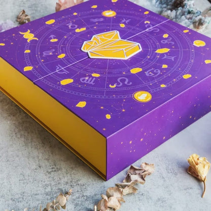 Halloween-adventskalender 31 dage krystalinspireret nedtællingspynt
