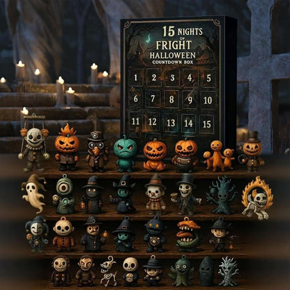 Halloween-adventskalender nedtælling sæsonbestemt gavepynt