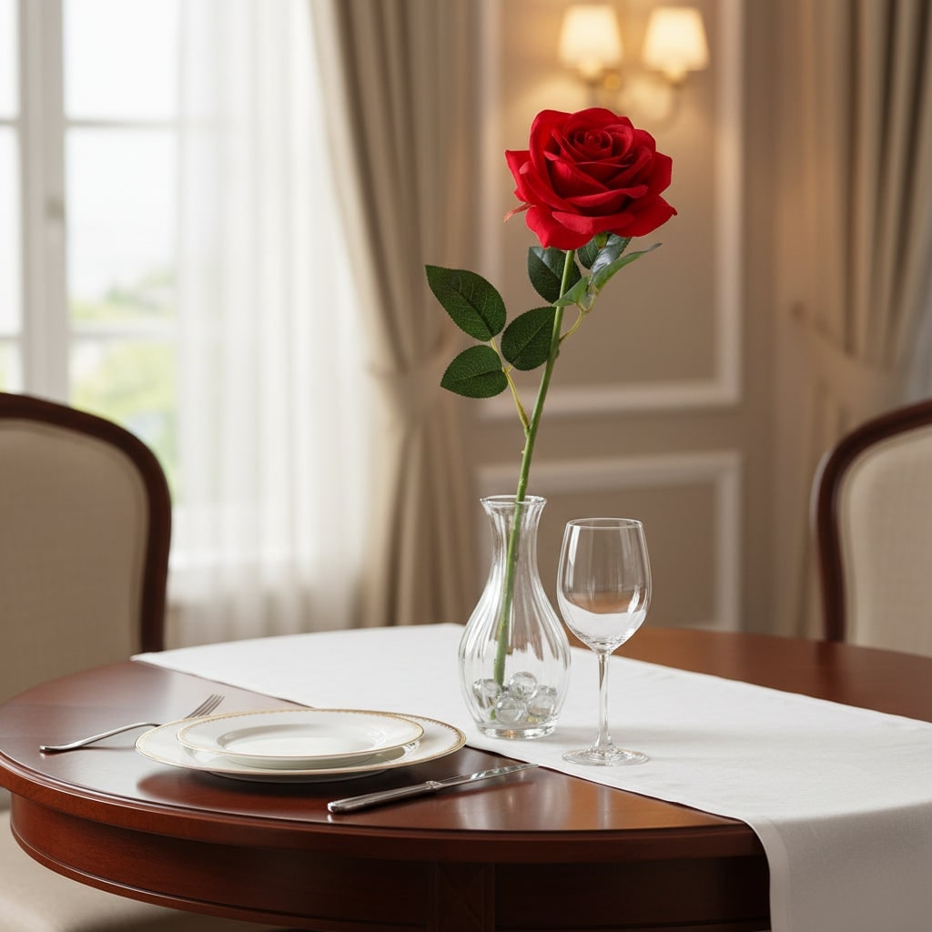 Rose artificiali per Halloween, fiori finti a stelo lungo per decorazioni da festa