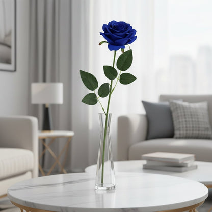 Rose artificiali per Halloween, fiori finti a stelo lungo per decorazioni da festa