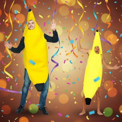 Halloween Banana Costume Adult Full Body Party Outfit