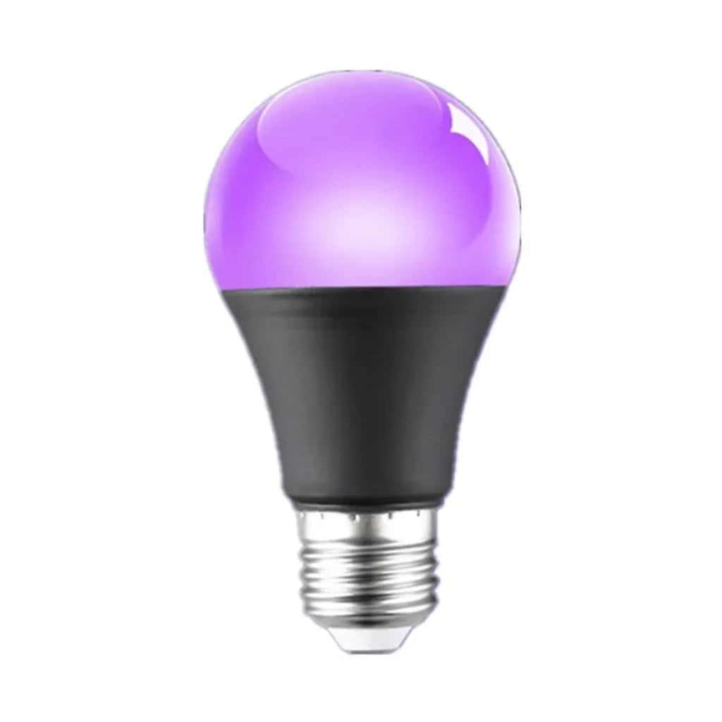 Halloween Blacklight LED UV Bulb with Purple Glow Effect for Party Decor