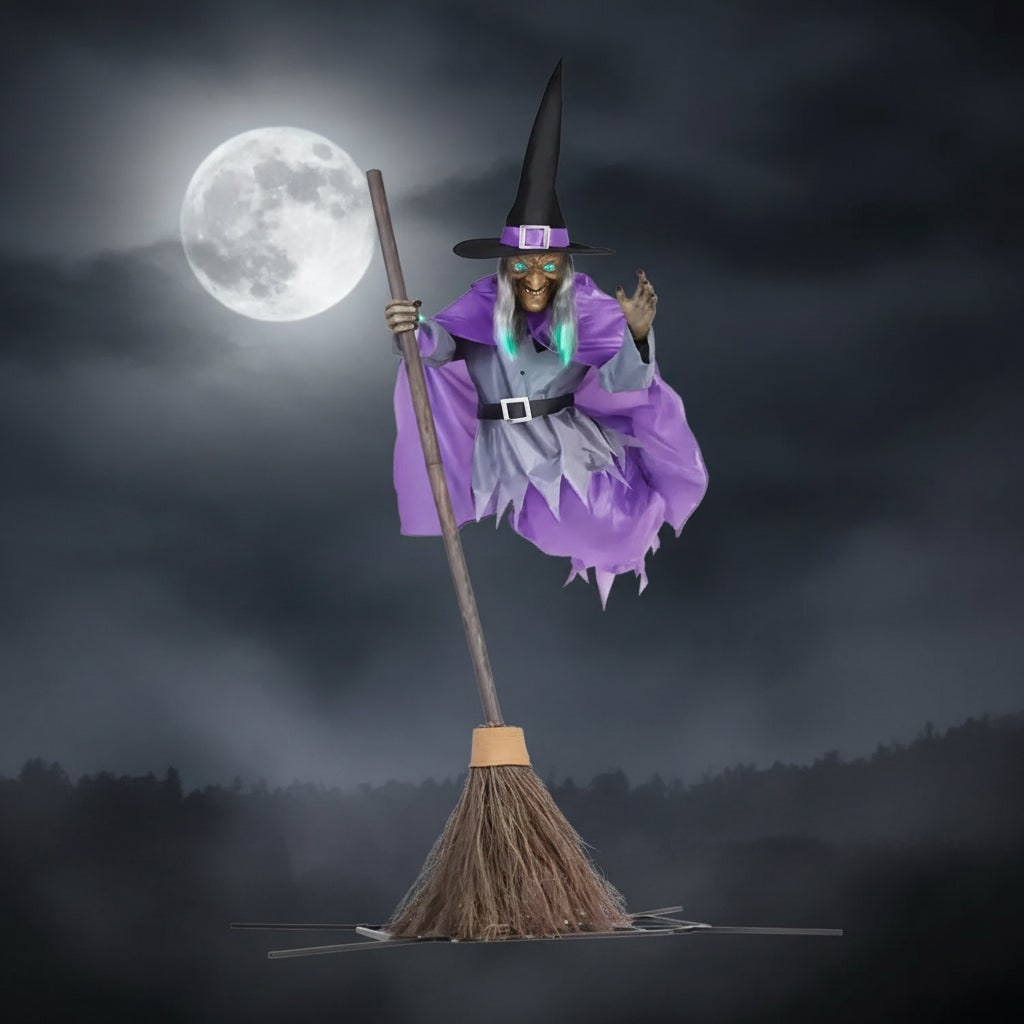 Halloween Hanging Witch Yard Decoration Large Outdoor Haunted Display