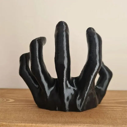 Uhyggelig hånd-vægkrog til Halloween til frakker, jakker og nøgler