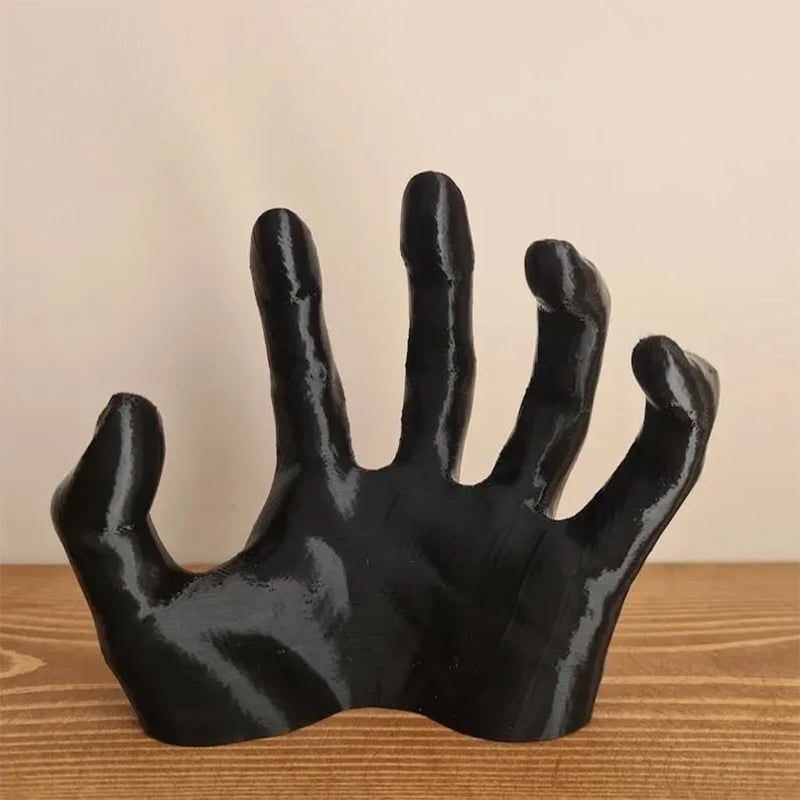 Uhyggelig hånd-vægkrog til Halloween til frakker, jakker og nøgler