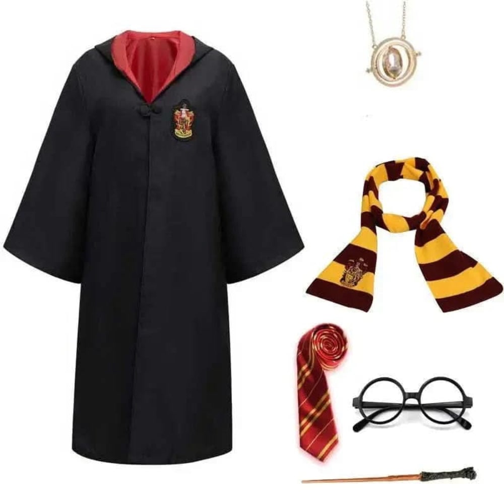 Halloween Wizard Costume Cape Classic Fantasy Outfit Multiple Sizes