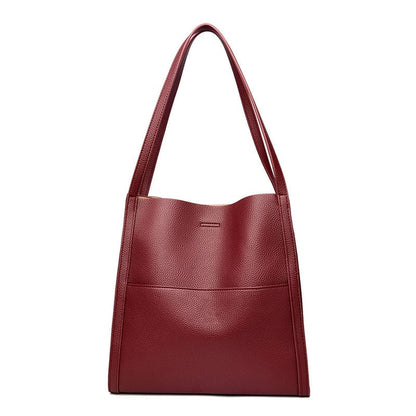 Handcrafted Casual Shoulder Bag with Adjustable Strap Large Capacity Everyday Crossbody Handbag