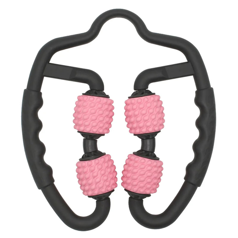 Handheld Muscle Massage Roller for Arms Legs Neck and Shoulders Portable Manual Body Massager