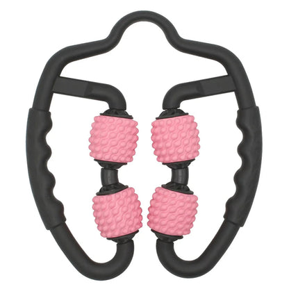 Handheld Muscle Massage Roller for Arms Legs Neck and Shoulders Portable Manual Body Massager