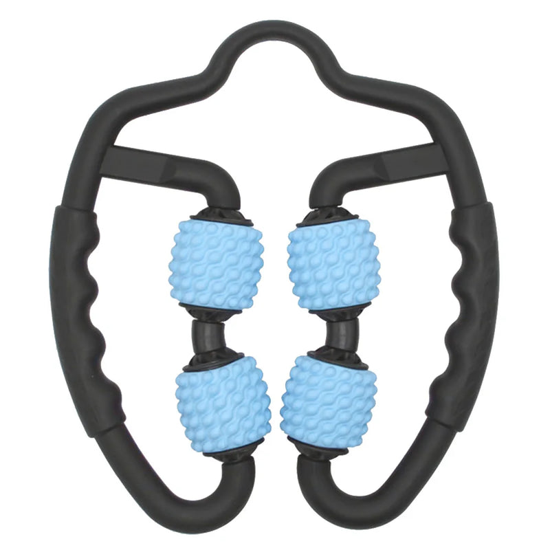 Handheld Muscle Massage Roller for Arms Legs Neck and Shoulders Portable Manual Body Massager