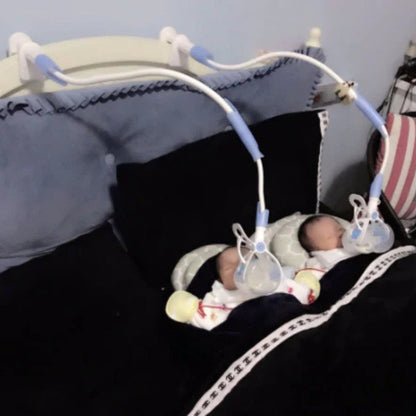 Hands Free Baby Bottle Holder Adjustable Flexible Arm Bottle Feeder Stand