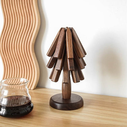 Heat Resistant Tree Design Table Mat Trivet Table Protector for Hot Pots