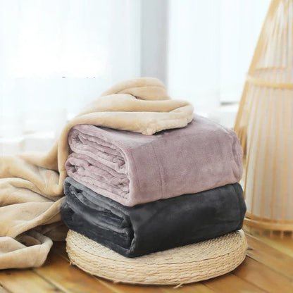 Coperta riscaldante alimentata tramite USB, morbida in pile, coperta elettrica, tre livelli di calore e custodia