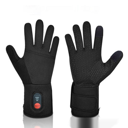 Heated Winter Gloves Rechargeable Battery Touchscreen Fingertips Adjustable Heat Grip