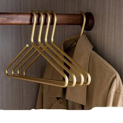 Heavy Duty Space Saving Clothes Hanger Organizer for Pants Sweaters and Shirts Matte Closet Storage Rack 5 Piece Set