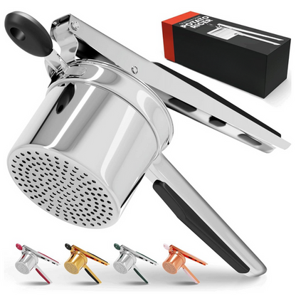 Heavy Duty Stainless Steel Potato Ricer and Masher Large Capacity Kitchen Press