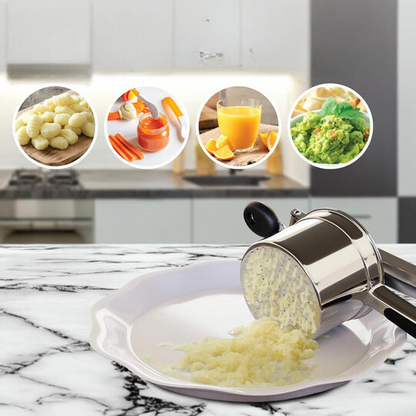 Heavy Duty Stainless Steel Potato Ricer and Masher Large Capacity Kitchen Press