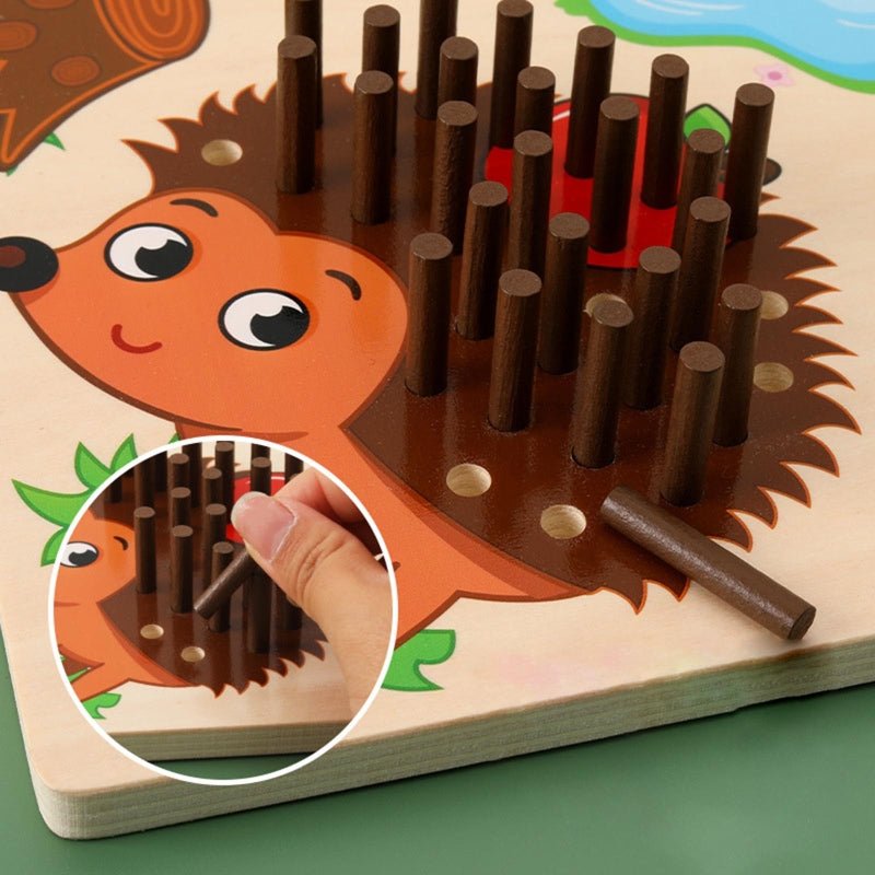 HedgePlay - Lustiges pädagogisches Igel Brettspiel für Kinder zum Lernen und Spielen