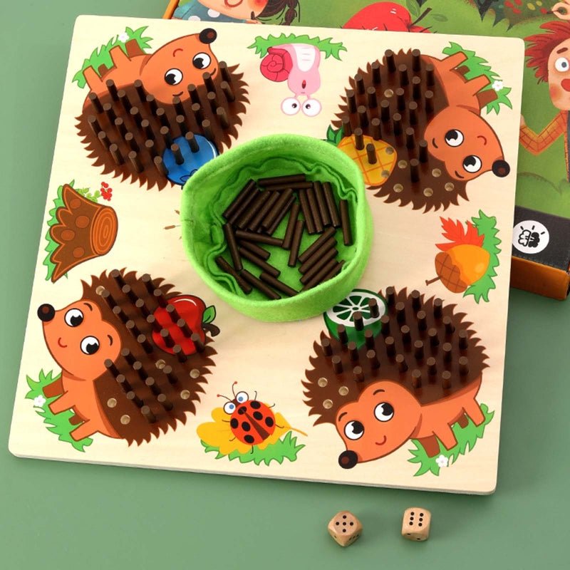 HedgePlay - Lustiges pädagogisches Igel Brettspiel für Kinder zum Lernen und Spielen