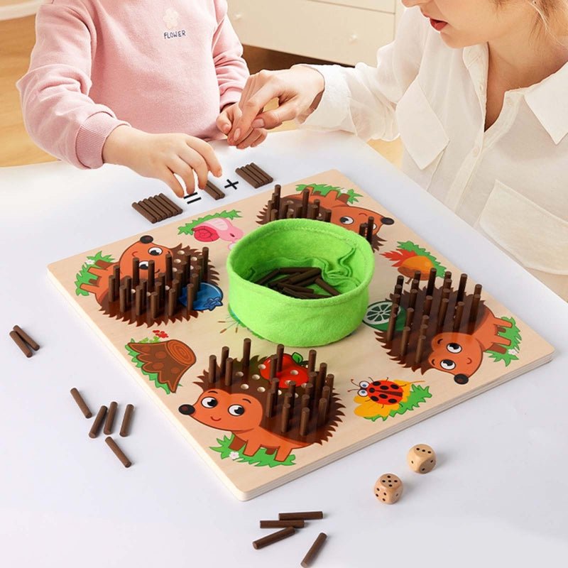 HedgePlay - Lustiges pädagogisches Igel Brettspiel für Kinder zum Lernen und Spielen