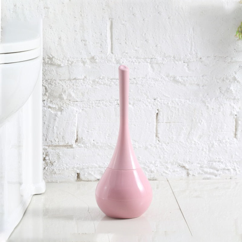 High-End Toilet Brush Set Splash Resistant Hygienic Modern Bathroom Cleaner