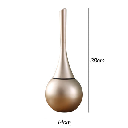 High-End Toilet Brush Set Splash Resistant Hygienic Modern Bathroom Cleaner
