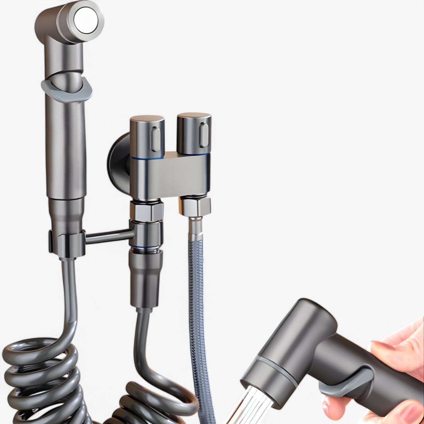 High Pressure Bidet Toilet Sprayer Hygienic Bathroom Handheld Water Spray