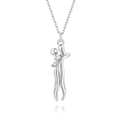 Hug Necklace Symbol Of Love Connection Affection Jewelry Gift