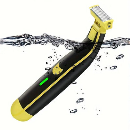Hybrid Electric Shaver Beard Trimmer Wet Dry Body Groomer USB C Rechargeable