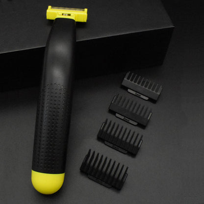 Hybrid Electric Shaver Beard Trimmer Wet Dry Body Groomer USB C Rechargeable