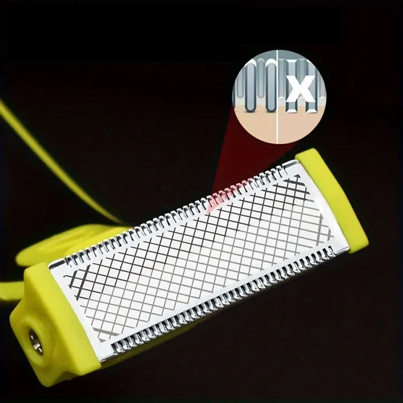 Hybrid Electric Shaver Beard Trimmer Wet Dry Body Groomer USB C Rechargeable